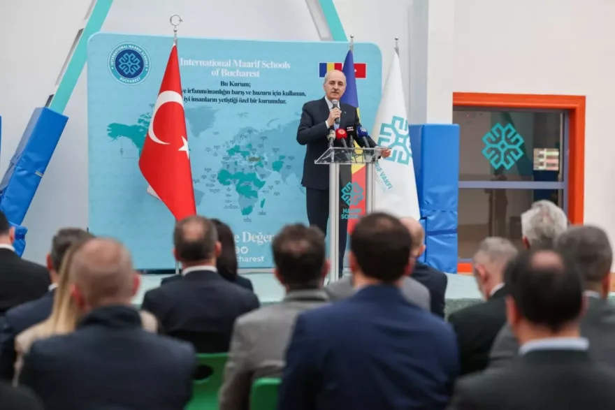 Kurtulmuş Bükreş’te Türk Toplumu ile Buluştu