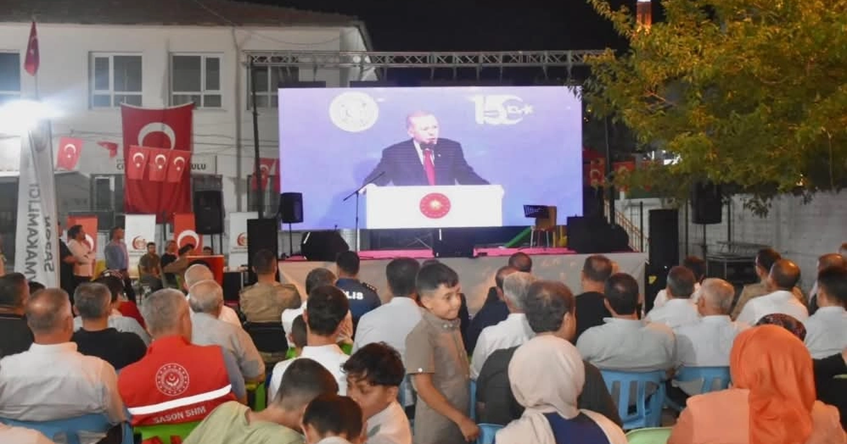 Sason 15 Temmuz’un 10. yılında da meydanlardaydı Img