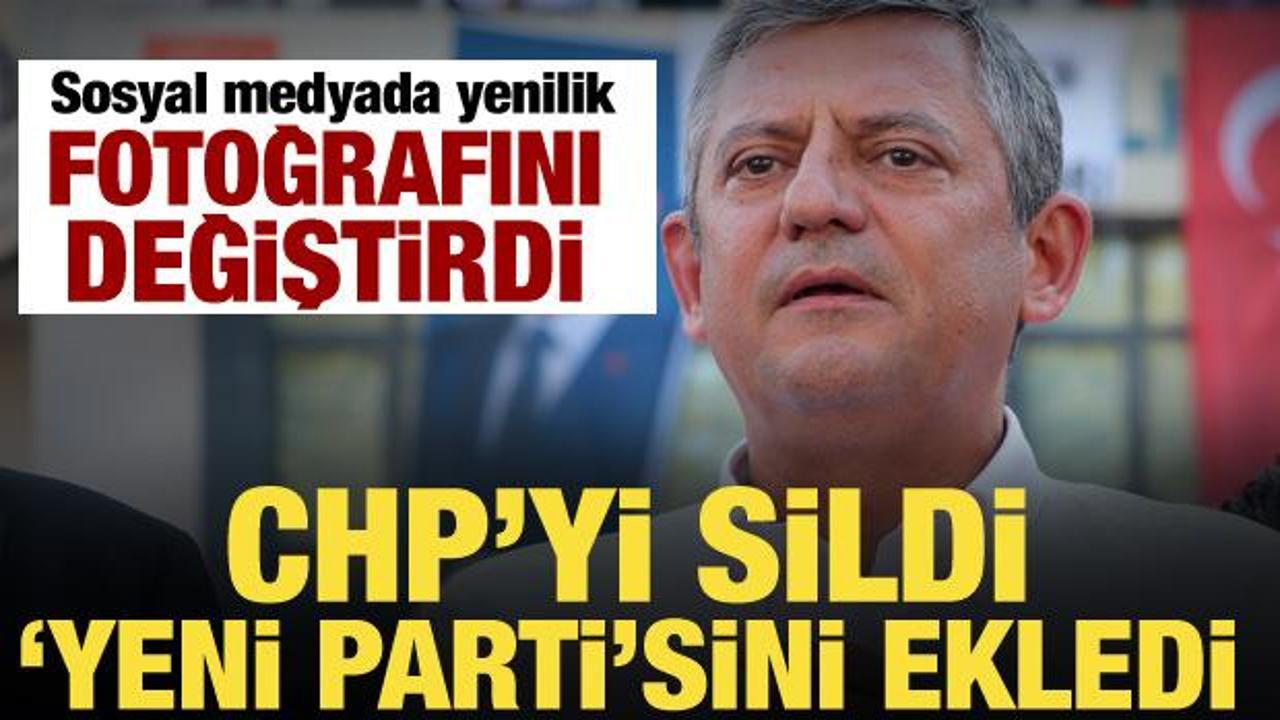 Ozgur ozelden dikkat ceken hamle profilini degistirdi yeni parti detayi AqjVSkvt
